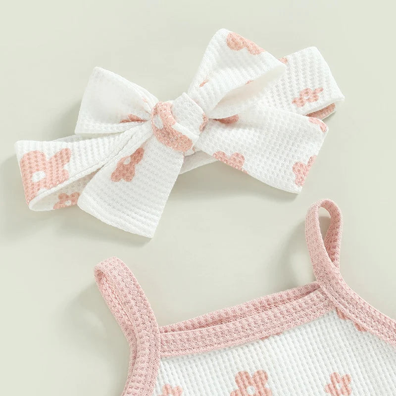 FLORAL WAFFLE SET & BOW