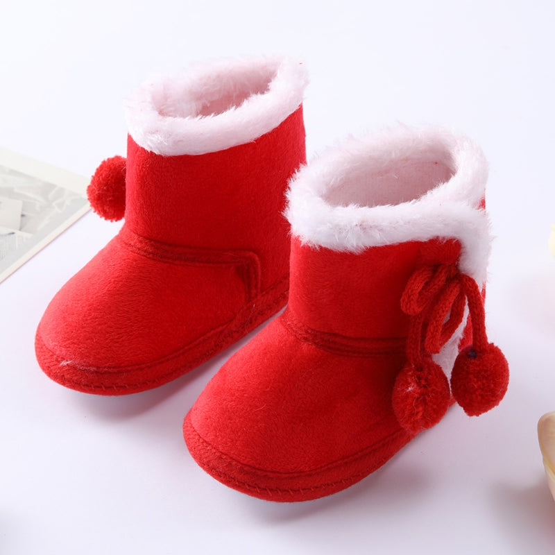 Baby plush boots