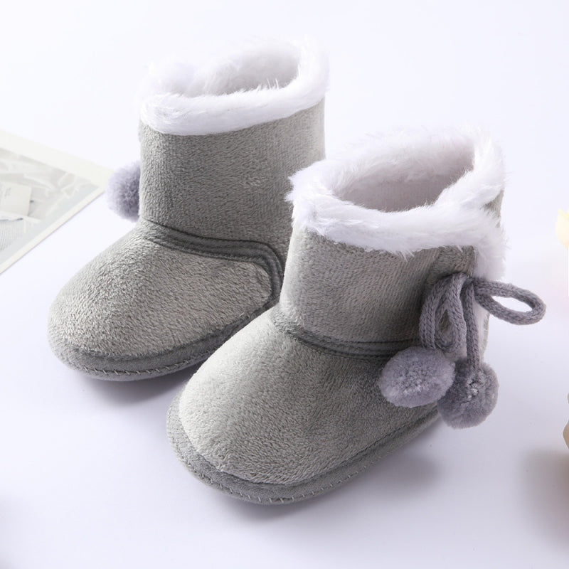 Baby plush boots