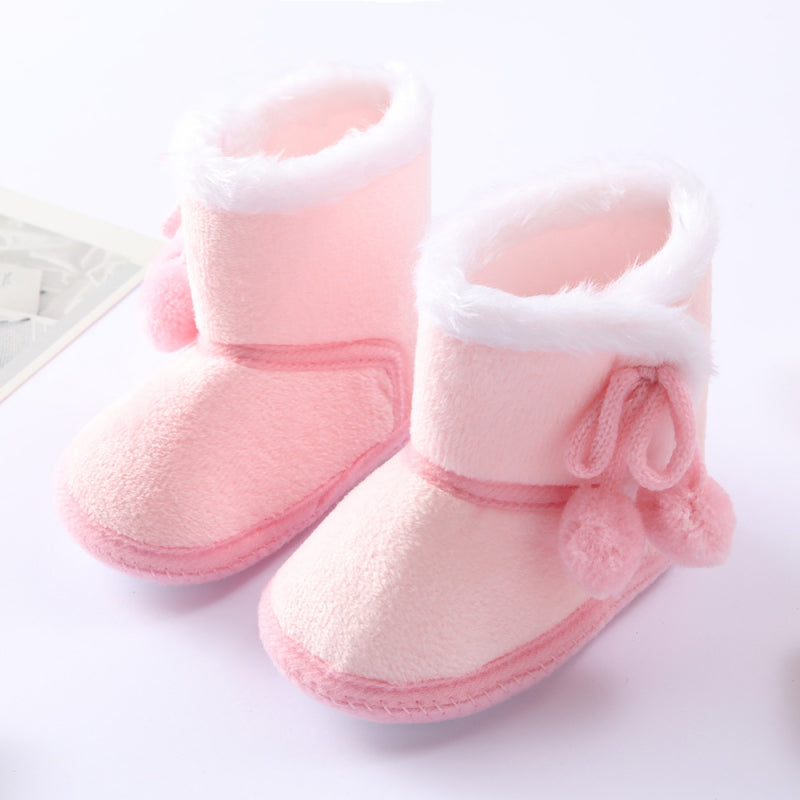 Baby plush boots
