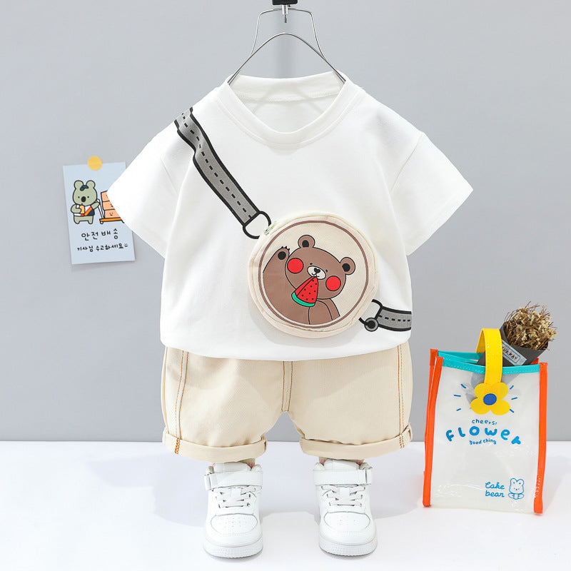 Boy Camo Tracksuit Bag Clothing Set