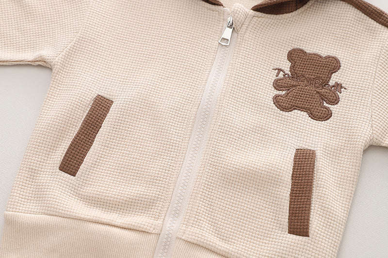 TEDDY SWEATER AND PANTS & BAG SET