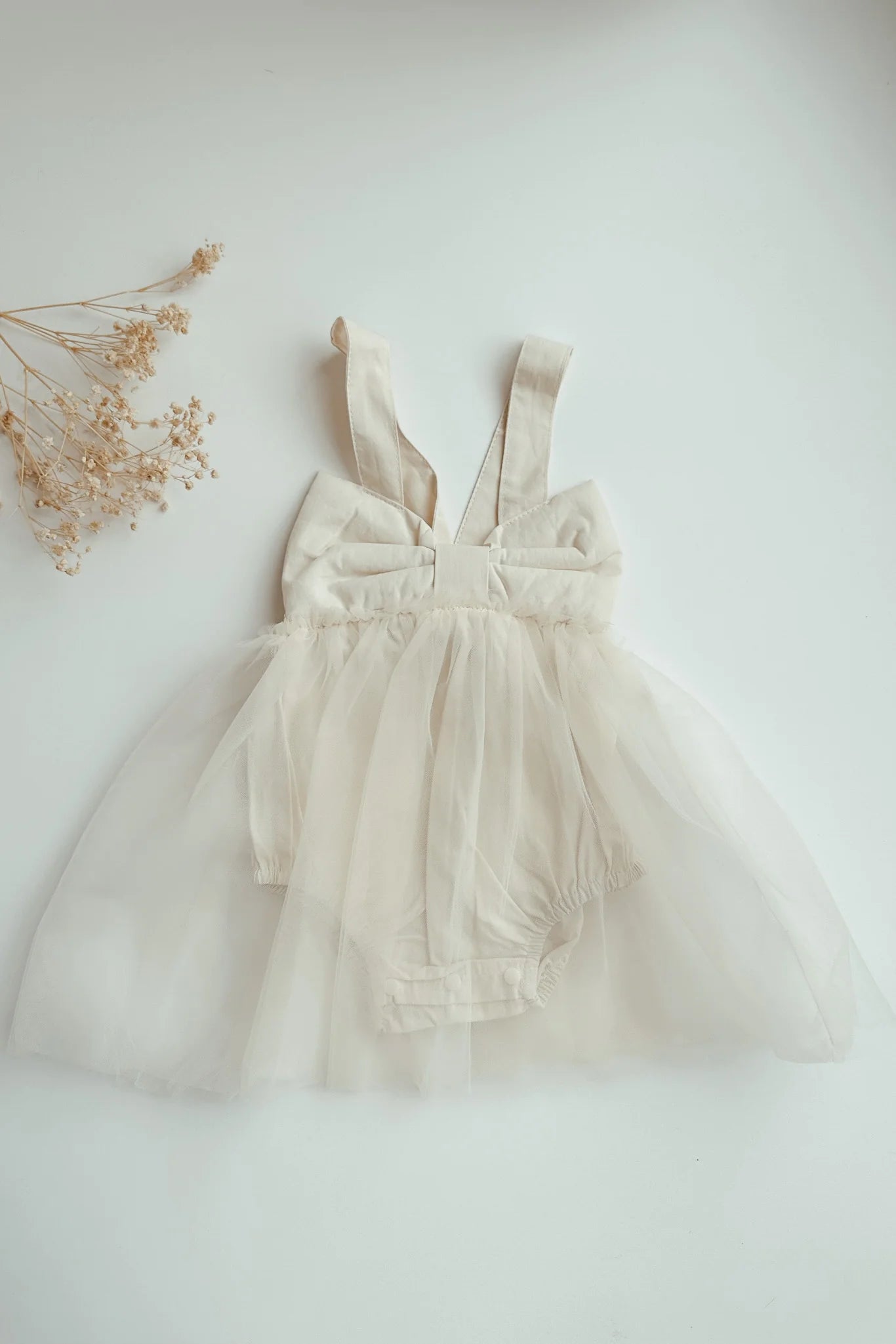 BABY BOWKNOT TUTU BODYSUIT DRESS