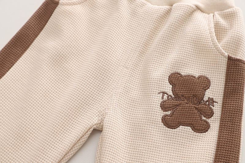 TEDDY SWEATER AND PANTS & BAG SET
