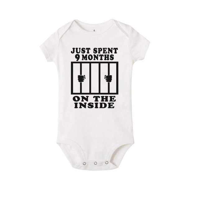 JUST SPENT 9 MONTHS ON THE INSIDE ROMPER