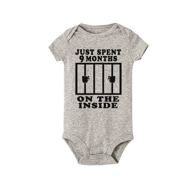 JUST SPENT 9 MONTHS ON THE INSIDE ROMPER