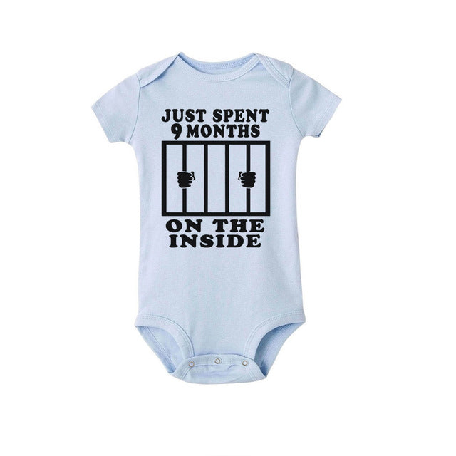 JUST SPENT 9 MONTHS ON THE INSIDE ROMPER